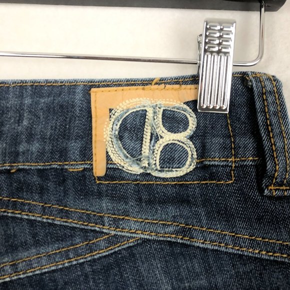 Crafted Dark Wash Blue Denim Slim Jeans Sz 8 - Picture 5 of 9